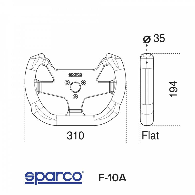 Steering Wheels SPA015P270SSN SPARCO