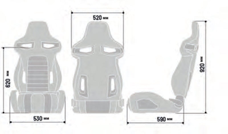 Reclineable Seats SPA009011NR SPARCO