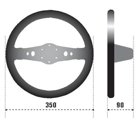 Steering Wheels SPA015R215CSN SPARCO