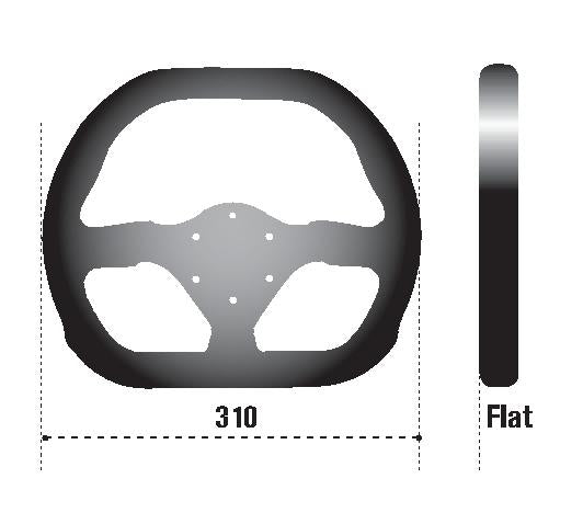 Steering Wheels SPA015P310F2SN SPARCO