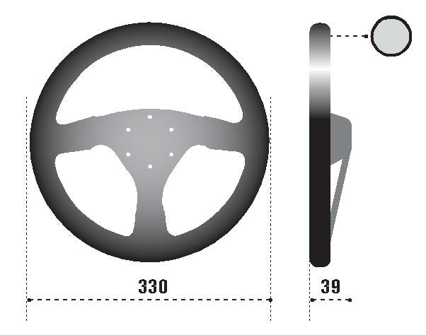 Steering Wheels SPA015R323PSNR SPARCO