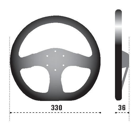 Steering Wheels SPA015R353PSN SPARCO