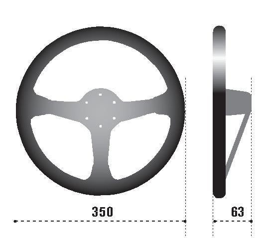 Steering Wheels SPA015L750SC SPARCO