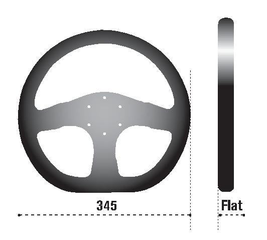 Steering Wheels SPA015THPUGR345 SPARCO