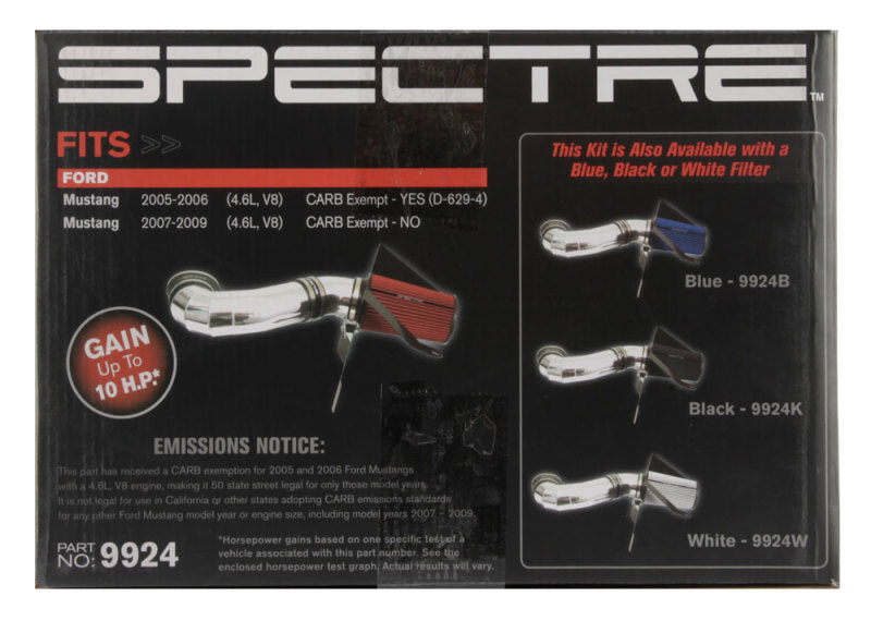 Cold Air Intakes SPE9924 Spectre