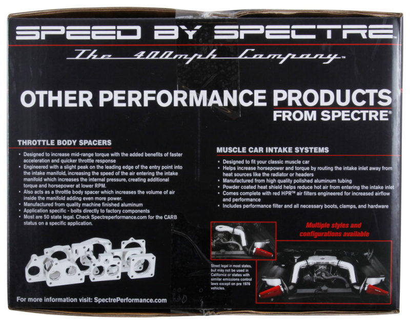 Cold Air Intakes SPE9076 Spectre