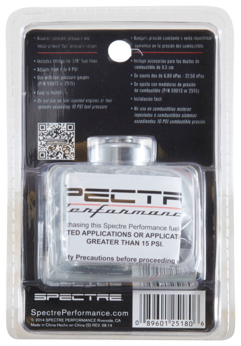 Fuel Pressure Regulators SPE2518 Spectre